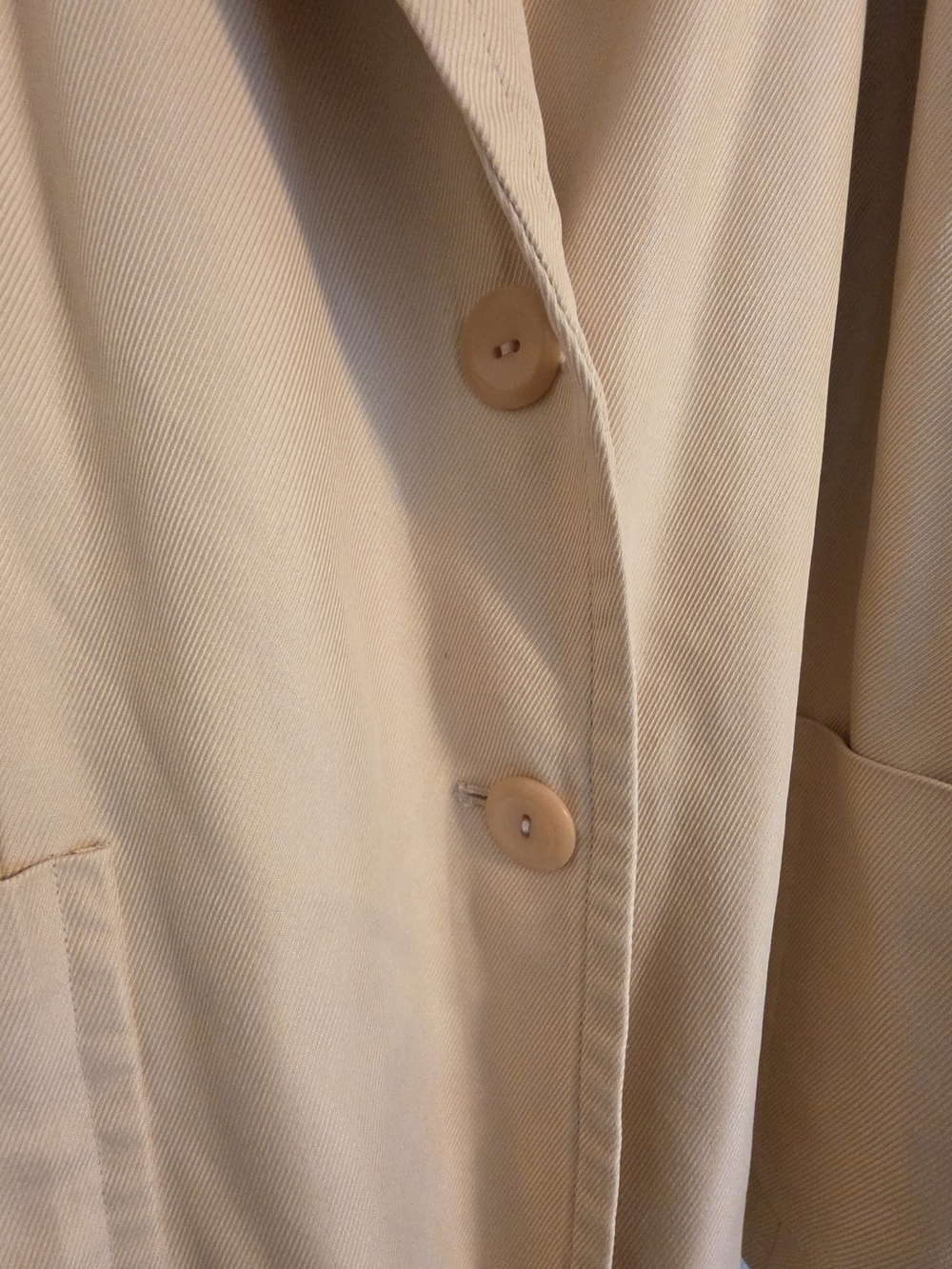 Talbots Cream Single-Button Blazer Jacket - Picture 6 of 7